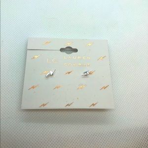 LC Lauren Conrad Lightning Bolt Stud Earrings